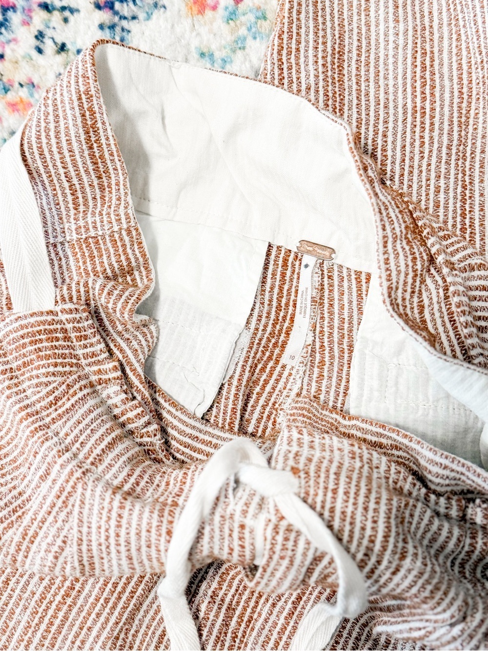 Free People Caraway Light At Sunrise High-Rise Cropped Pants - Picture 10 of 10